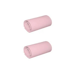 Lot De 2 Draps Housse Jersey Rose Thé Bonnet 40 Cm