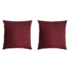 Lot De 2 Taies D'oreillers Double Gaze De Coton Bordeaux 2 Lot De 2 Taies D'oreillers Double Gaze De Coton Bordeaux -Terre de nuit boutique 2to bordeaux 3