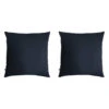 Lot De 2 Taies D'oreillers Double Gaze De Coton Marine -Terre de nuit boutique 2to marine 3
