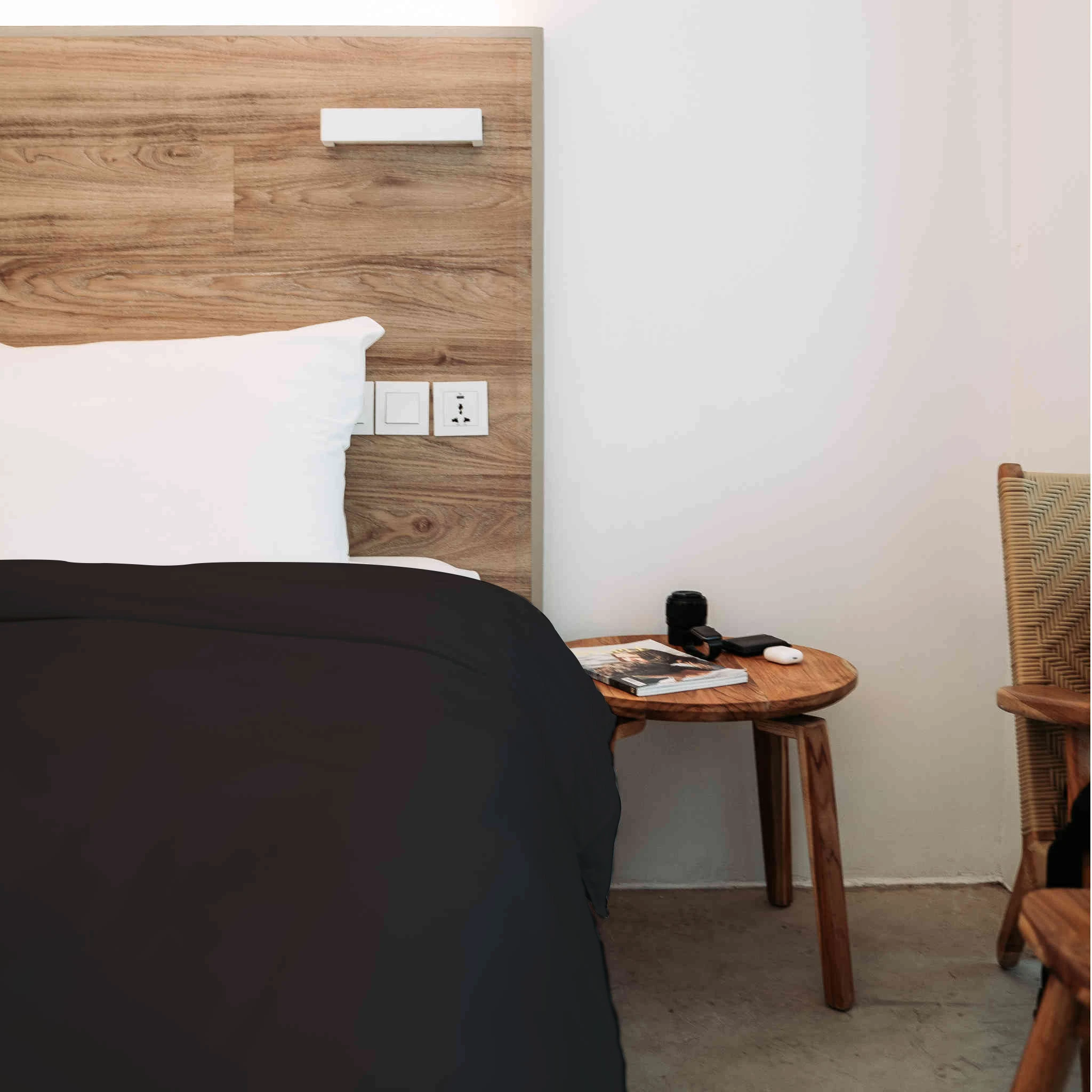 Housse De Couette 100% Coton Noir - Tradilinge 3 Housse De Couette 100% Coton Noir - Tradilinge