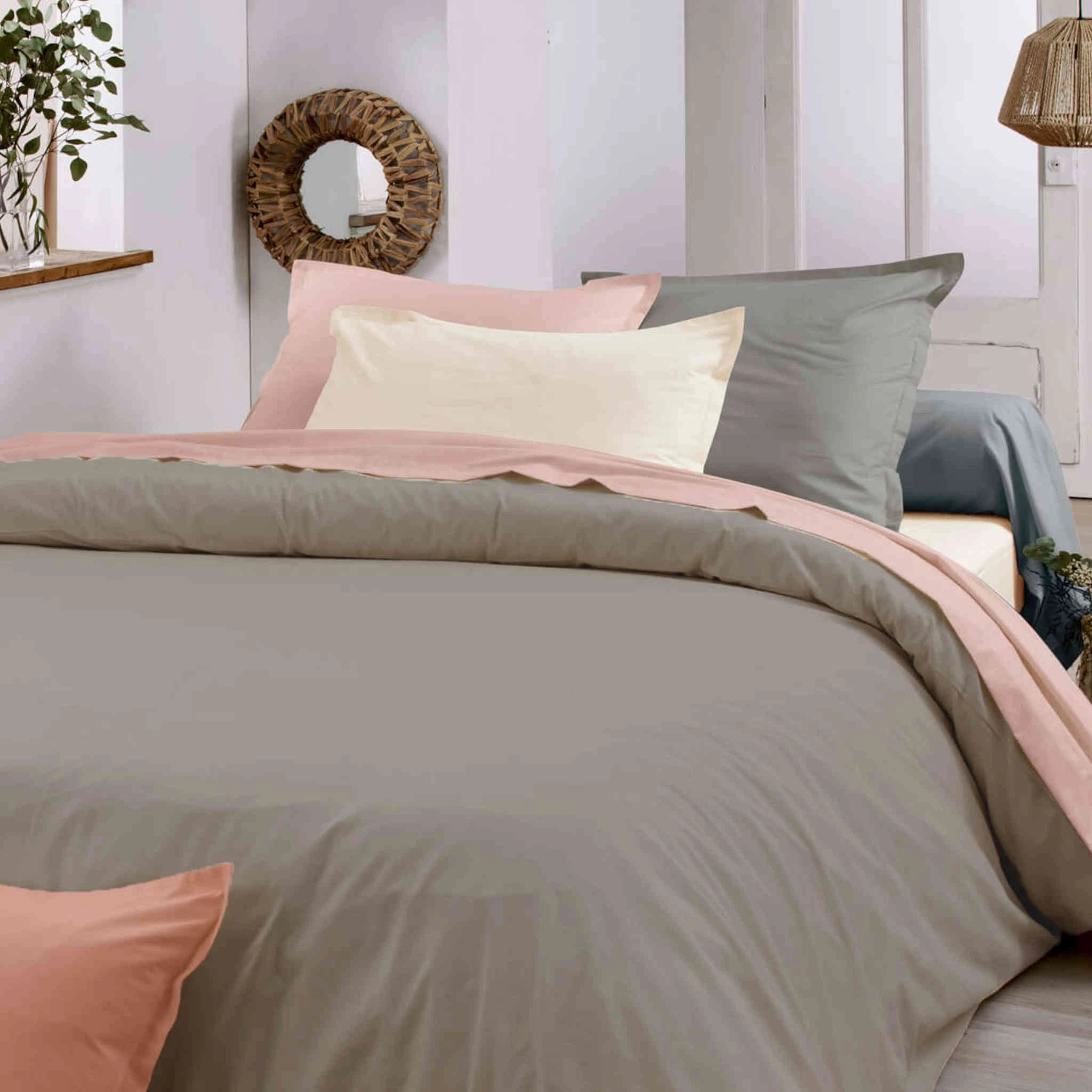 Housse De Couette 100% Coton Biologique Bronze - Tradilinge 4 Housse De Couette 100% Coton Biologique Bronze - Tradilinge – Image 2