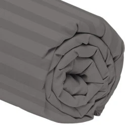 Drap Housse Satin Gris Perle 7 Drap Housse Satin Gris Perle -Terre de nuit boutique dh satin gris zoom