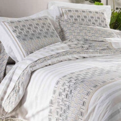 Parure De Lit Diego Gris - Tradilinge -Terre de nuit boutique diegogriszoom1