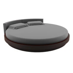 Drap Housse Rond 215 Cm 100% Coton 9 Drap Housse Rond 215 Cm 100% Coton -Terre de nuit boutique drap housse rond gris 1