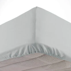 Drap Housse Biolina En Coton Biologique Bonnet 30 Cm -Terre de nuit boutique drap housse biolina gris zoom
