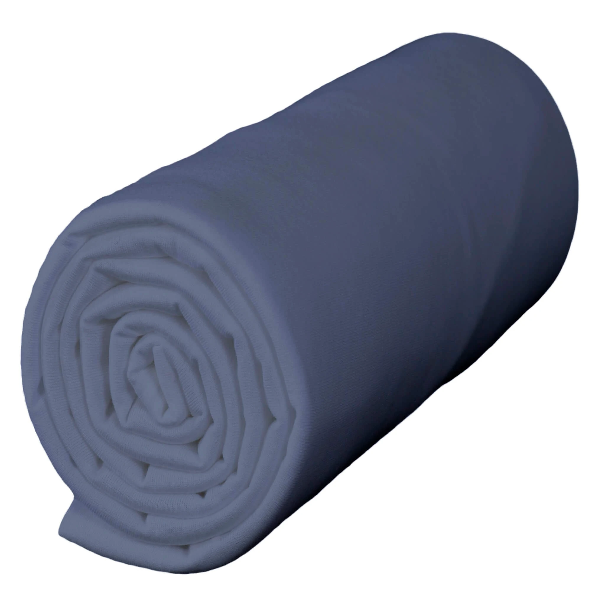 Lot De 2 Draps Housses Jersey Bleu Océan Bonnet 40 Cm 5 Lot De 2 Draps Housses Jersey Bleu Océan Bonnet 40 Cm – Image 3