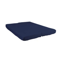 Drap Housse Bleu Marine Pour Matelas Clic-clac Bonnet 20 Cm -Terre de nuit boutique drap housse marine clic clac fond blanc 3