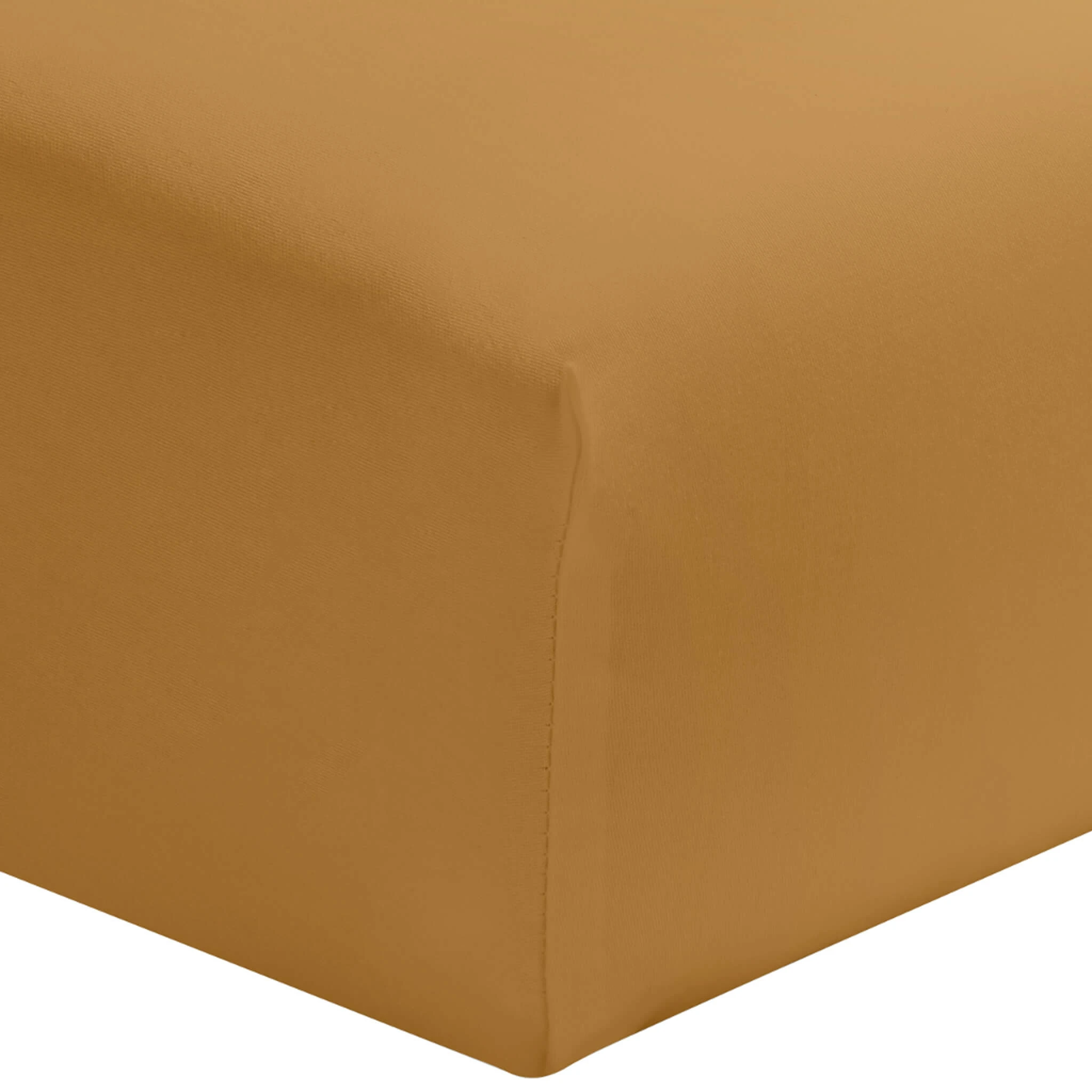 Drap Housse TPR Curry 100% Coton Biologique Bonnet 30 Cm – Image 2