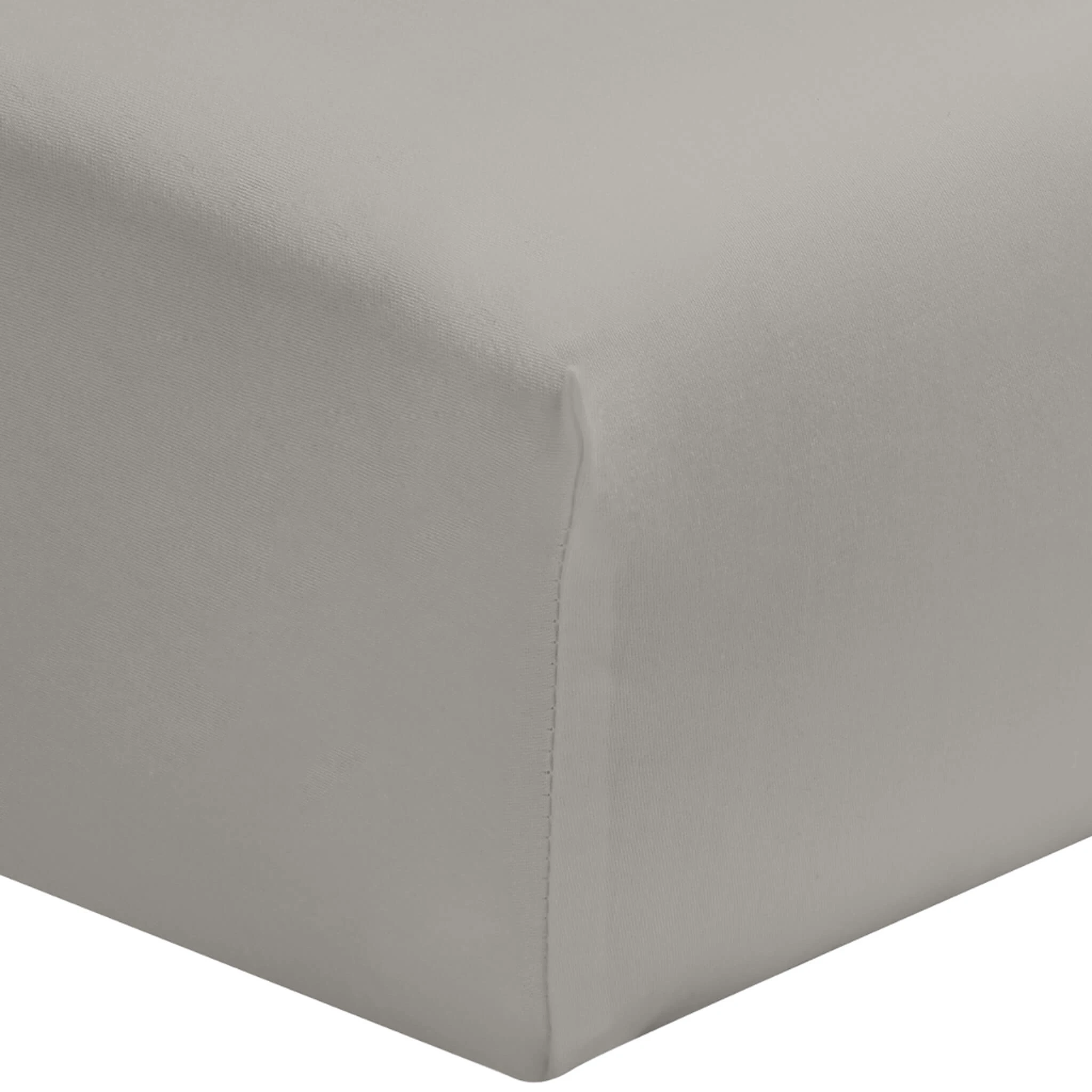 Drap Housse TPR Gris Mastic 100% Coton Bonnet 30 Cm 4 Drap Housse TPR Gris Mastic 100% Coton Bonnet 30 Cm – Image 2