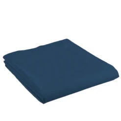 Drap Plat Biolina En Coton Biologique -Terre de nuit boutique drap plat biolina bleu fond blanc 1 2