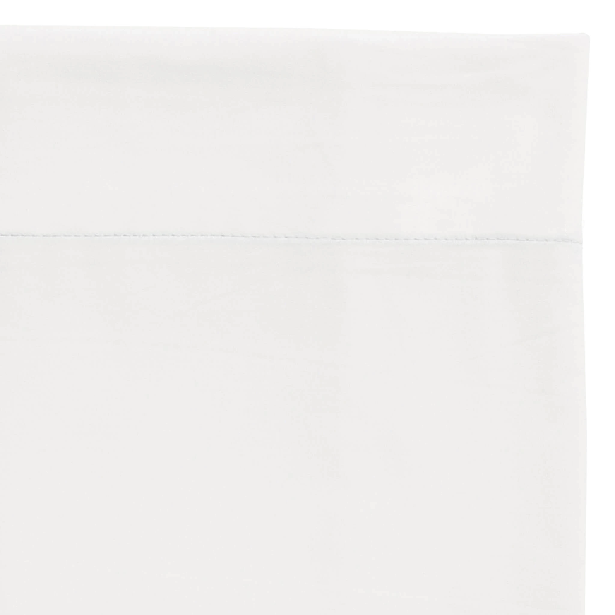 Drap Plat Blanc 100% Coton Biologique 4 Drap Plat Blanc 100% Coton Biologique – Image 2
