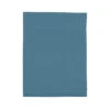 Drap Plat Bleu Minéral 100% Coton Biologique 1 Drap Plat Bleu Minéral 100% Coton Biologique -Terre de nuit boutique drap plat coton bio bleu mineral fond blanc 1