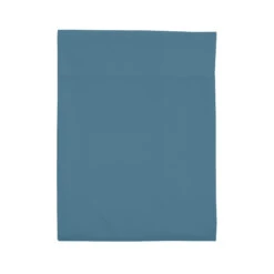 Drap Plat Bleu Minéral 100% Coton Biologique