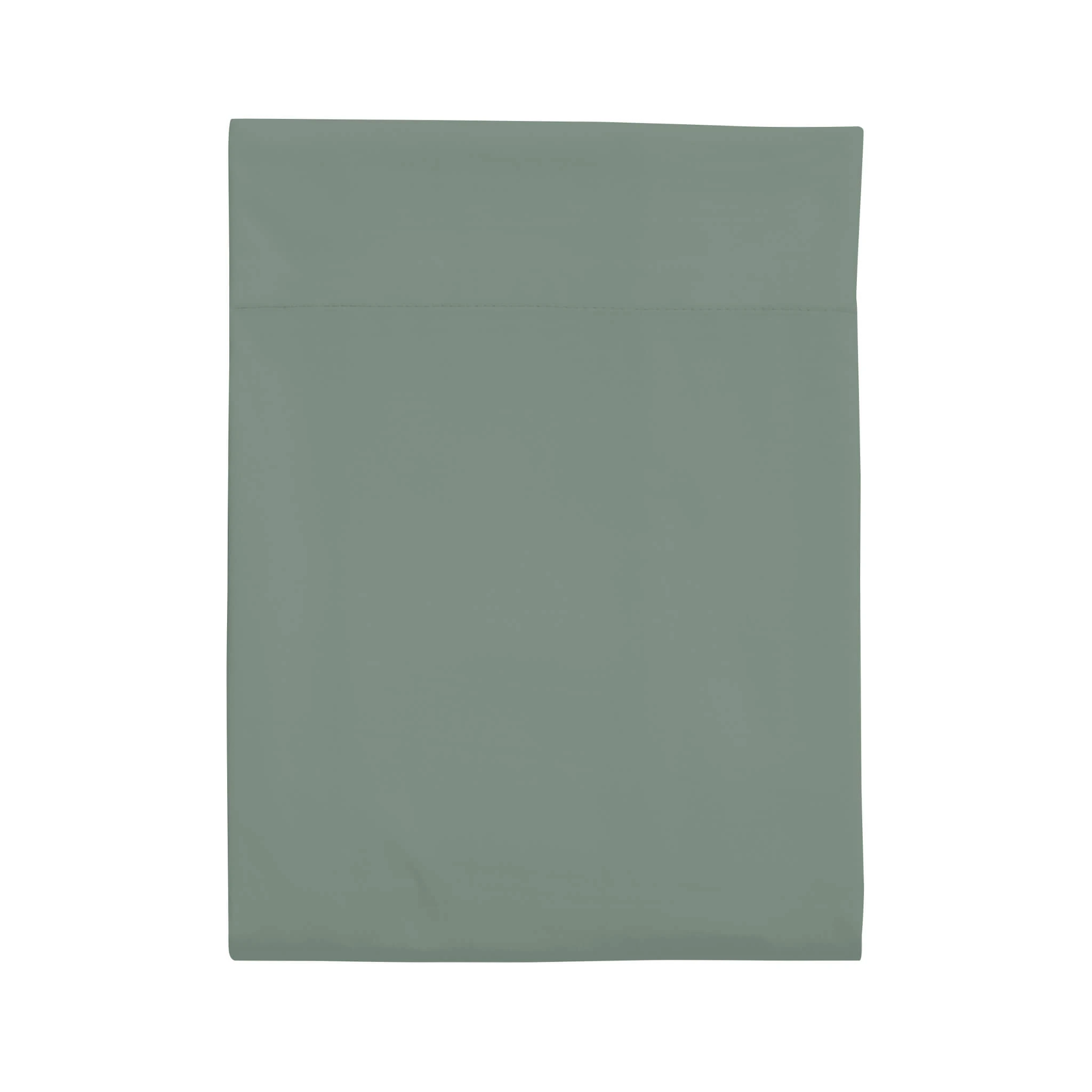 Drap Plat 100% Coton Vert De Gris 3 Drap Plat 100% Coton Vert De Gris