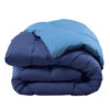 Édredon Gonflant Bicolore Bleu Jean-bleu Océan Terre De Nuit -Terre de nuit boutique edredon bleu 1
