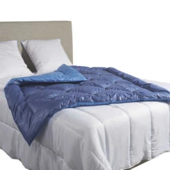 Édredon Gonflant Bicolore Bleu Jean-bleu Océan Terre De Nuit -Terre de nuit boutique edredon bleu 2