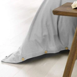 Housse De Couette Flanelle Gris -Terre de nuit boutique hc candice gris finition