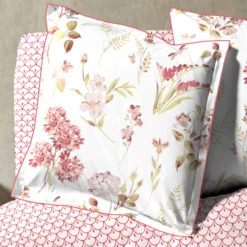 Parure De Lit Hortensia Rose -Terre de nuit boutique hortensia zoom