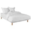 Housse De Couette Blanche 100% Coton 1 Housse De Couette Blanche 100% Coton -Terre de nuit boutique housse de couette blanche 100 coton 2 1