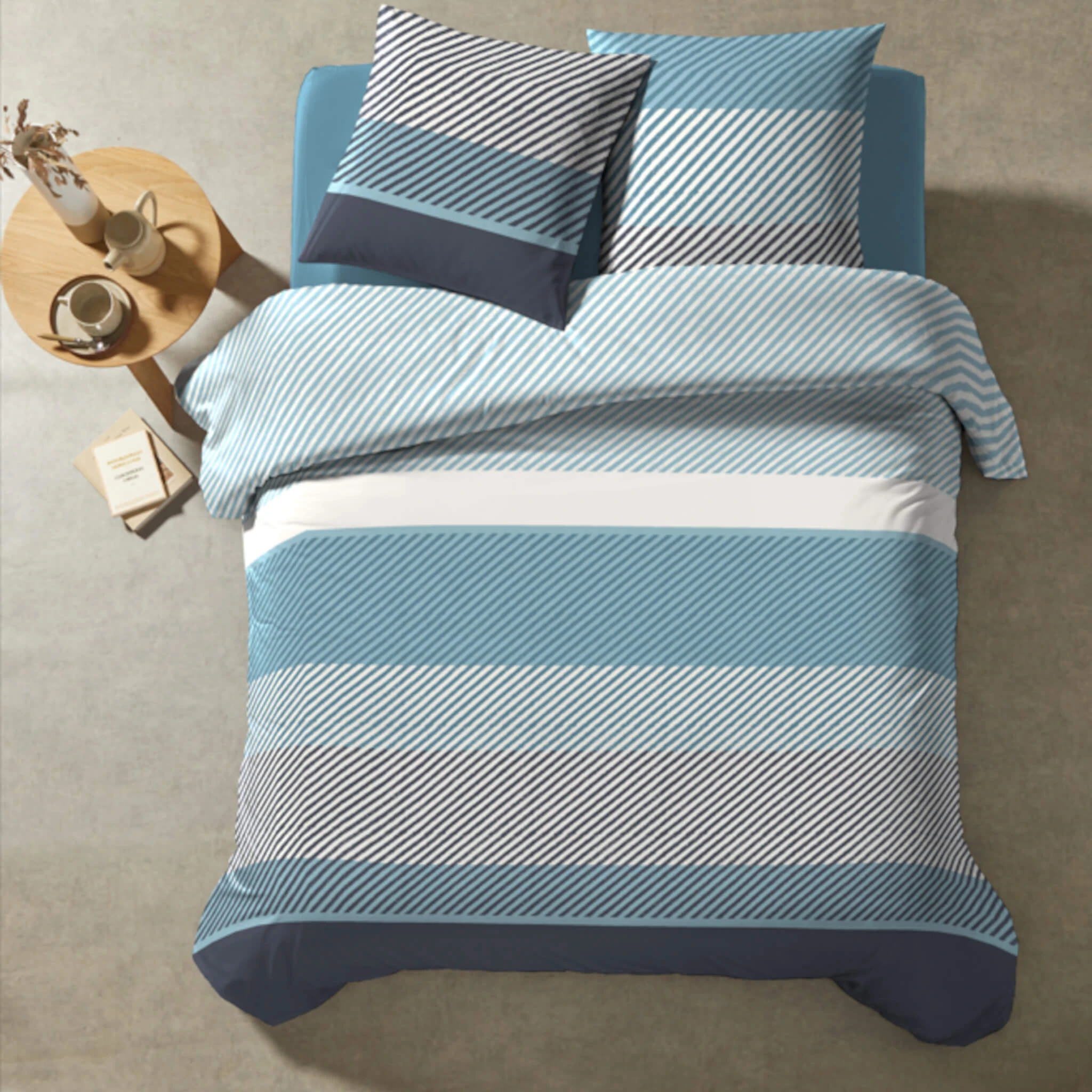 Parure De Lit Jealla Bleu 5 Parure De Lit Jealla Bleu – Image 3