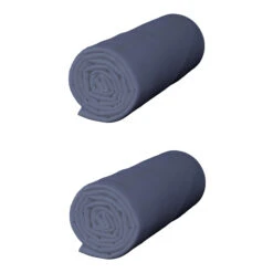 Lot De 2 Draps Housses Jersey Bleu Océan Bonnet 40 Cm