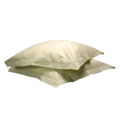 Lot De 2 Taies D'oreillers Seigle 100% Coton