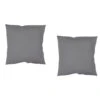 Lot De 2 Taies D'oreillers Grises 2 Lot De 2 Taies D'oreillers Grises -Terre de nuit boutique pack to grises 2 3
