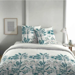 Parure De Lit Pampa Gris Perle