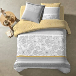 Parure De Lit Beaume Gray -Terre de nuit boutique parure beaume grey