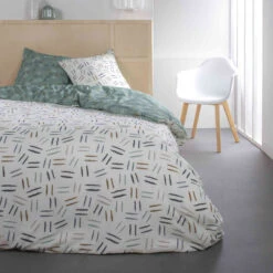 TODAY Parure De Lit Sunshine 6.43 Imprimé Blanc Graphique