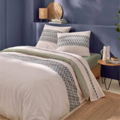 Parure De Lit Percale Zella -Terre de nuit boutique parure de lit zella cote