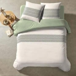 Parure De Lit Percale Zella -Terre de nuit boutique parure de lit zella vue dessus