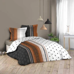 Parure De Lit Emeline 240x220 Cm 8 Parure De Lit Emeline 240x220 Cm -Terre de nuit boutique parure emeline terracotta