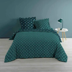 Parure De Lit Meloe Bleu -Terre de nuit boutique parure meloe bleu 2