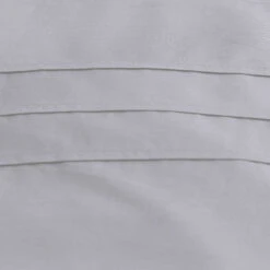 Parure De Lit Plis Religieuses Percale Gris 5 Parure De Lit Plis Religieuses Percale Gris -Terre de nuit boutique parure percale gris zoom
