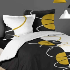 Parure De Lit Pluton 240x220 Cm -Terre de nuit boutique parure pluton zoom