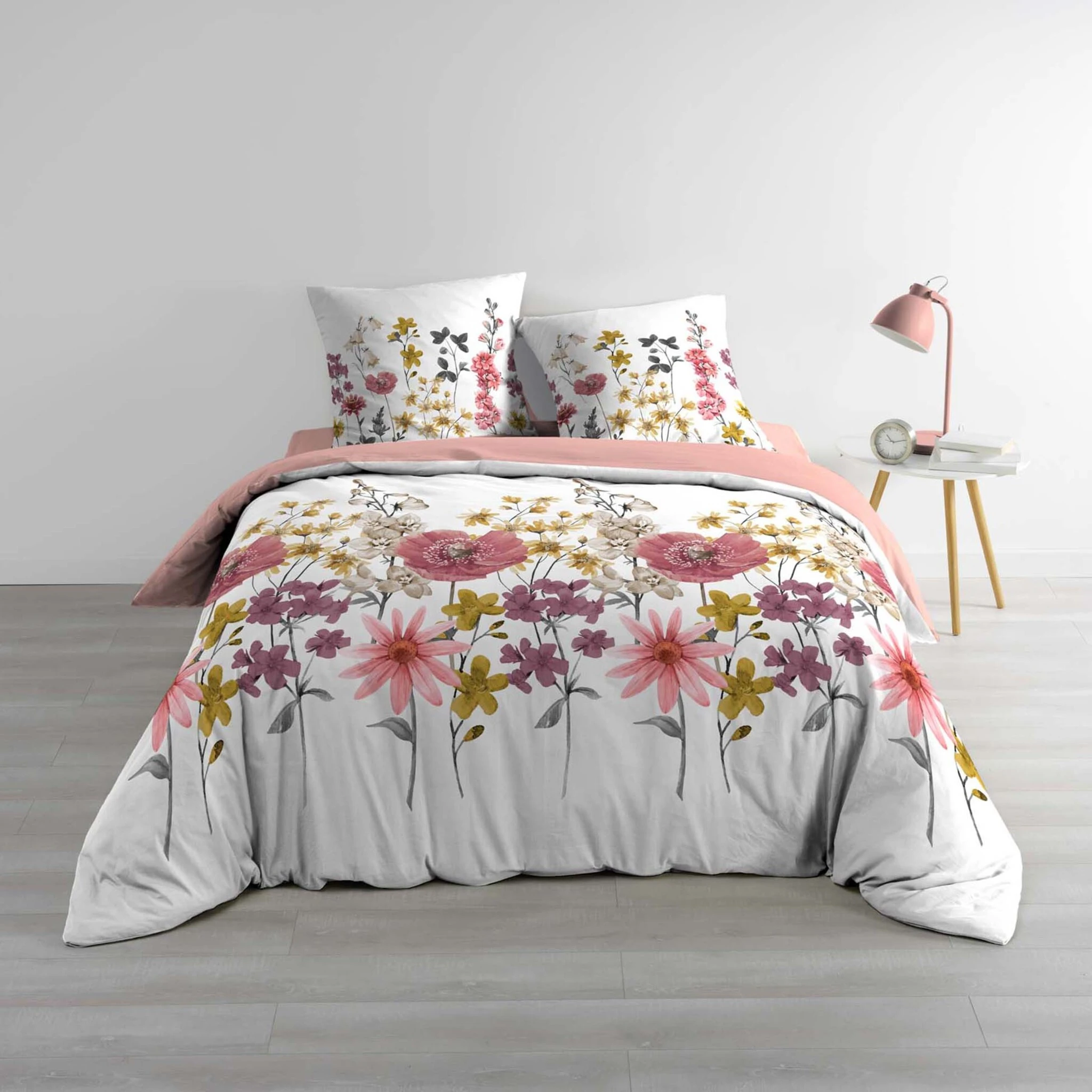 Parure De Lit Double Gaze De Coton Rosine 3 Parure De Lit Double Gaze De Coton Rosine