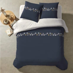 Parure De Lit Salie Perle -Terre de nuit boutique parure salie vue dessus