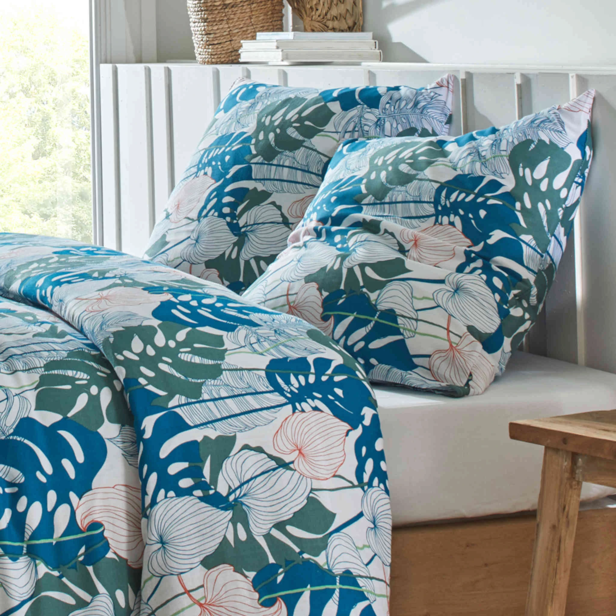 Parure De Lit Herbs Emeraude 240x220 4 Parure De Lit Herbs Emeraude 240x220 – Image 2