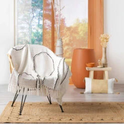 Plaid Kenya Lodge 125x150 Cm -Terre de nuit boutique plaid kenya lodge noir ambiance