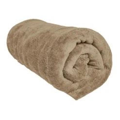 Plaid Microfibre 140x200 Cm 12 Plaid Microfibre 140x200 Cm -Terre de nuit boutique plaid microfibre 140x200 cm taupe fond blanc 1