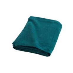 Plaid Tricotine 125x150 Cm 31 Plaid Tricotine 125x150 Cm -Terre de nuit boutique plaid tricotine emeraude zoom 1 1