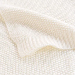 Plaid Tricotine 125x150 Cm 23 Plaid Tricotine 125x150 Cm -Terre de nuit boutique plaid tricotine naturel