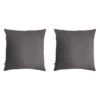 Lot De 2 Taies D'oreillers Double Gaze De Coton Gris Anthracite 1 Lot De 2 Taies D'oreillers Double Gaze De Coton Gris Anthracite -Terre de nuit boutique taie oreiller anthracite fond blanc 1 1 1