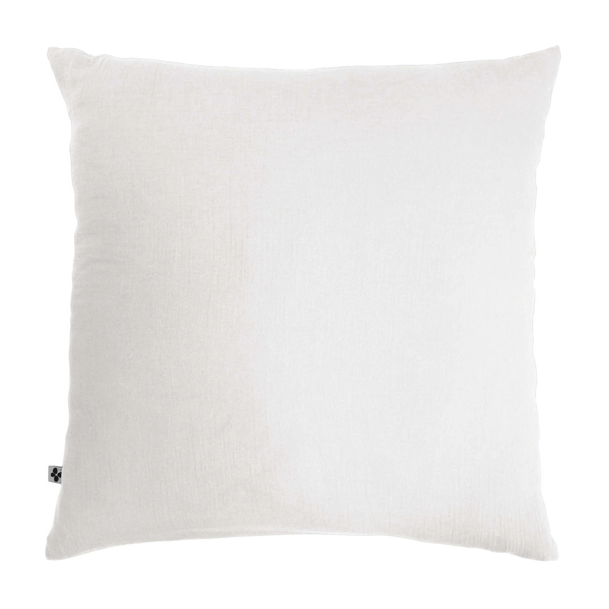 Taie D'oreiller Double Gaze De Coton Blanc 3 Taie D'oreiller Double Gaze De Coton Blanc