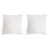 Lot De 2 Taies D'oreillers Double Gaze De Coton Blanc 1 Lot De 2 Taies D'oreillers Double Gaze De Coton Blanc -Terre de nuit boutique taie oreiller blanc fond blanc 1 1 1