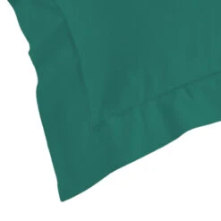 Taie D'oreiller Biolina En Coton Biologique 30 Taie D'oreiller Biolina En Coton Biologique -Terre de nuit boutique taie oreiller carre biolina emeraude fond blanc 1 1