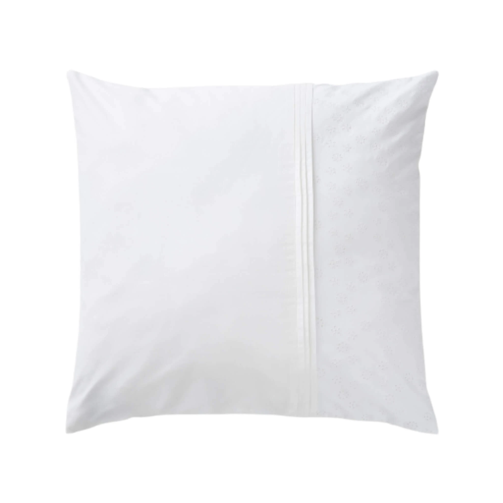 Taie D'oreiller 100% Coton Broderie Anglaise 4 Taie D'oreiller 100% Coton Broderie Anglaise – Image 2