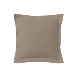 Lot De 2 Taies D'oreillers Biscuit 100% Coton 7 Lot De 2 Taies D'oreillers Biscuit 100% Coton -Terre de nuit boutique taie oreiller coton biscuit fond blanc 2