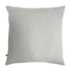 Taie D'oreiller Double Gaze De Coton Gris 2 Taie D'oreiller Double Gaze De Coton Gris -Terre de nuit boutique taie oreiller gris fond blanc 1